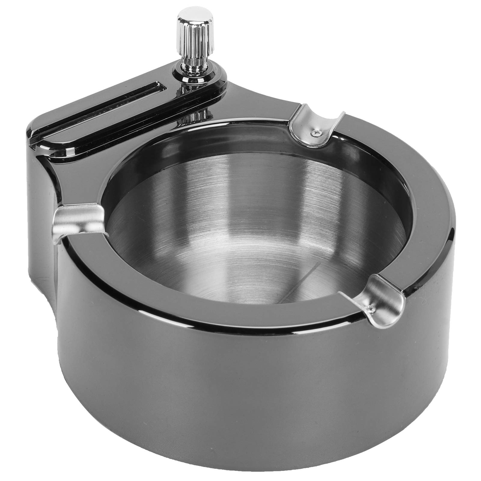 Amazon.com: Sorandy Modern Black Stainless Steel Tabletop Ashtray
